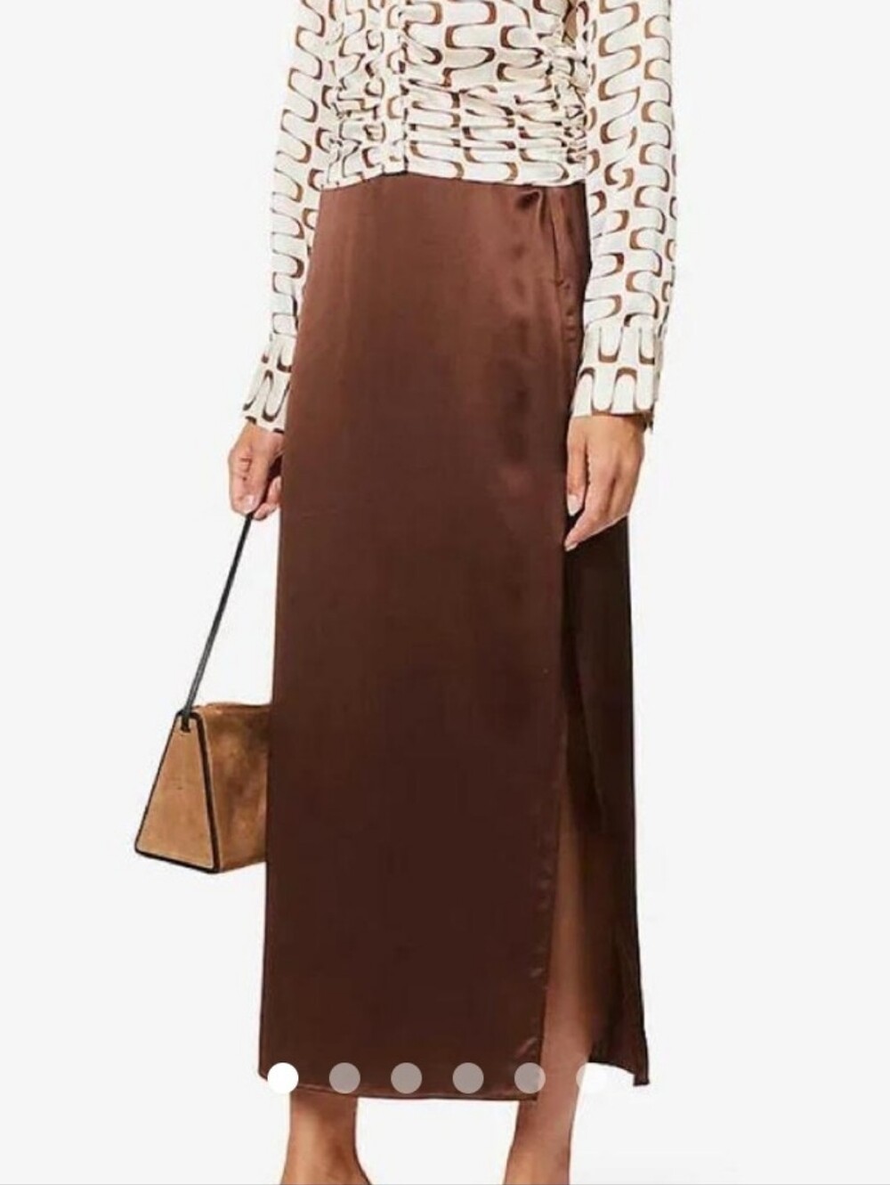 Reformation Brown Skirt